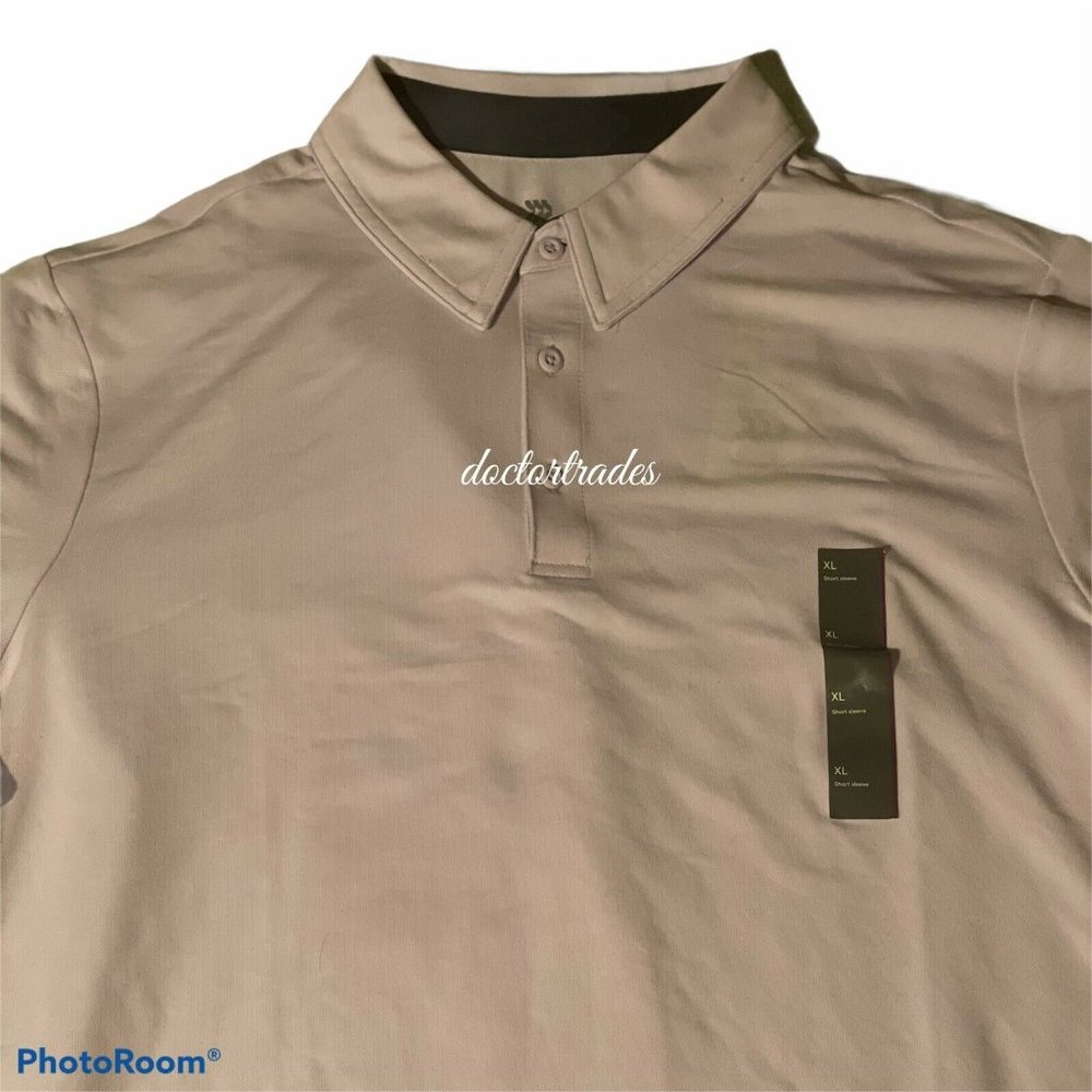 New All In Motion Men's XL Pique Golf Polo Travel